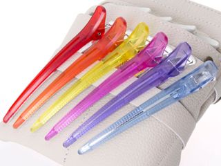 髪を止める細長いクリップ、ダッカール