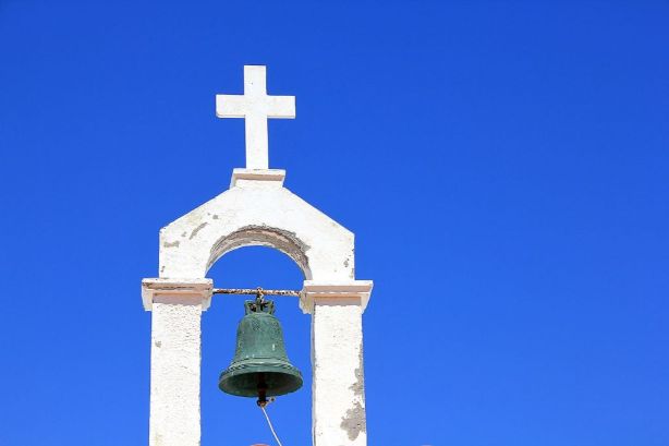教会の鐘の画像