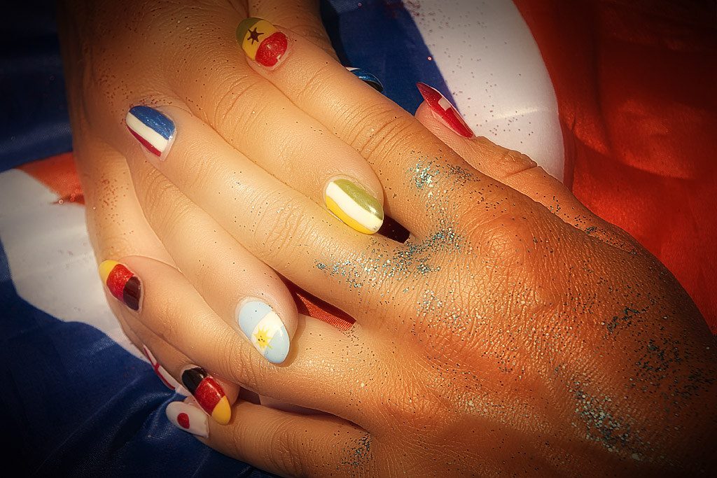 国旗ネイル