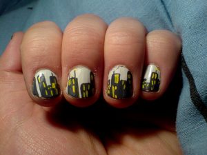 ビルがつながるネイル