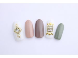 アースカラーネイル