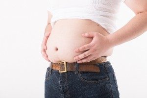 メタボ気味のおなか